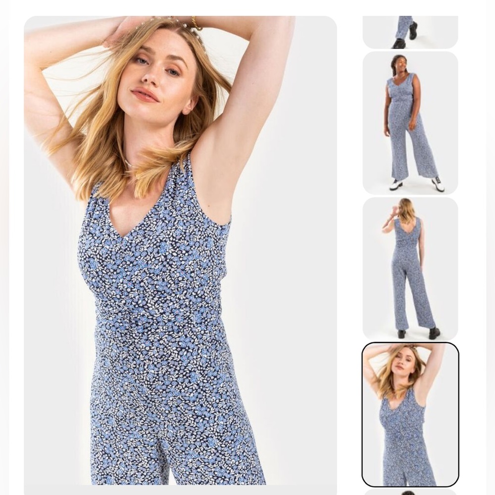 FRANCESCA'S Cameron Floral Romper- small